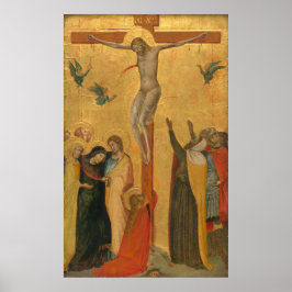 Crucifixatie - Bernardo Daddi Fine Art Poster