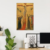 Crucifixatie - Bernardo Daddi Fine Art Poster (Thuiskantoor)