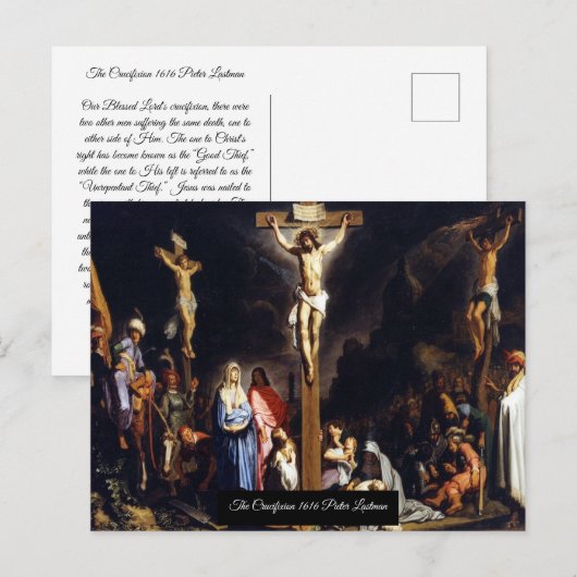 Crucifixatie Briefkaart (Voorkant / Achterkant)