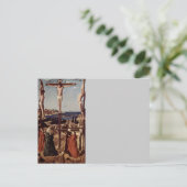 Crucifixatie c1455 briefkaart (Staand voorkant)