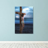 Crucifixatie Canvas Afdruk (Insitu (Houten vloer))
