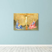 Crucifixatie Canvas Afdruk (Insitu (Houten vloer))