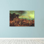 Crucifixatie Canvas Afdruk (Insitu (Houten vloer))