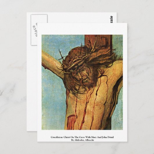 Crucifixatie: Christus op het kruis Briefkaart (Voorkant / Achterkant)