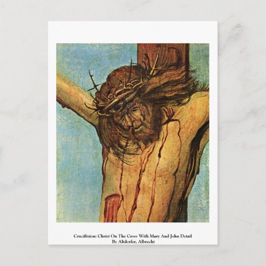Crucifixatie: Christus op het kruis Briefkaart (Voorkant)