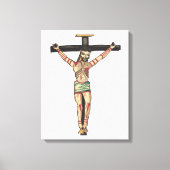 Crucifixatie Jezus Christus Waterverf kunst Canvas Afdruk (Voorkant)
