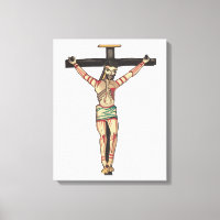 Crucifixatie Jezus Christus Waterverf kunst