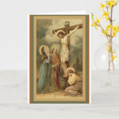 Crucifixatie Kaart (Gele Bloem)