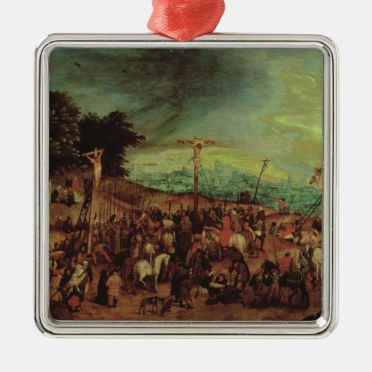 Crucifixatie Metalen Ornament (Voorkant)