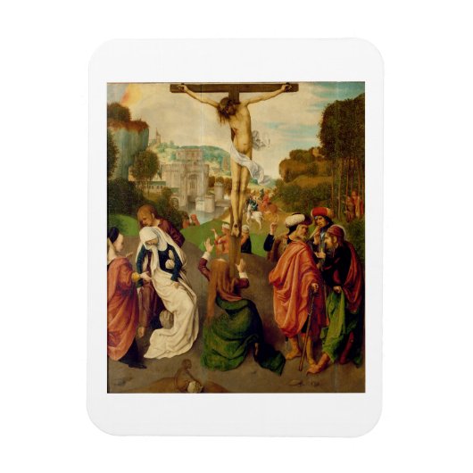 Crucifixatie (olie op het paneel) magneet (Verticaal)
