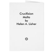 Crucifixatie op Malta-kaart (Achterkant)