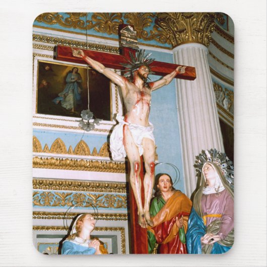 Crucifixatie religieus muismat (Voorkant)