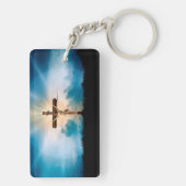 Crucifixatie Sleutelhanger (achterkant)