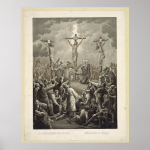 Crucifixatie van Christus die Kreuzigung Jesu Chri Poster