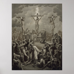 Crucifixatie van Christus die Kreuzigung Jesu Chri Poster
