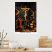 Crucifixatie van Christus door Frans I Francken Poster (Keuken)