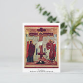 Crucifixatie van de directeur van de school van No Briefkaart (Staand voorkant)