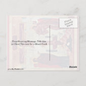 Crucifixatie van de directeur van de school van No Briefkaart (Achterkant)