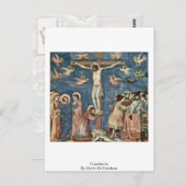 Crucifixatie van Giotto di Bondone Briefkaart (Voorkant / Achterkant)