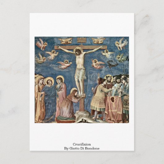 Crucifixatie van Giotto di Bondone Briefkaart (Voorkant)
