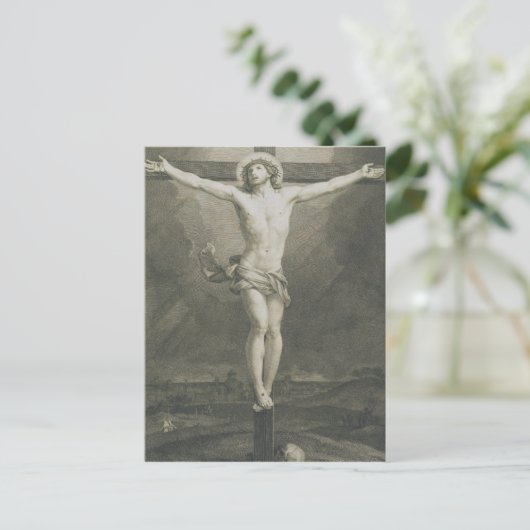 Crucifixatie van Jezus Christus Briefkaart (Staand voorkant)