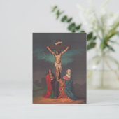 Crucifixatie van Jezus Christus Briefkaart (Staand voorkant)