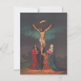 Crucifixatie van Jezus Christus Briefkaart