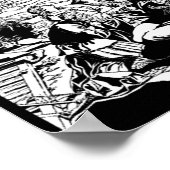 Crucifixatie van Jezus Christus Kunstafdrukken! Poster (Hoek)