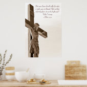 Crucifixatie van Jezus Christus poster (Keuken)