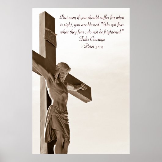 Crucifixatie van Jezus Christus poster (Voorkant)