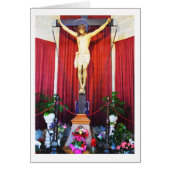 Crucifixatie van Jezus kaart (Voorkant)