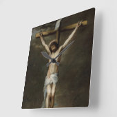 Crucifixatie van Jezus Wall klok (Hoek)