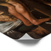 Crucifixatie van Saint Andrew door Caravaggio - Po Poster (Hoek)