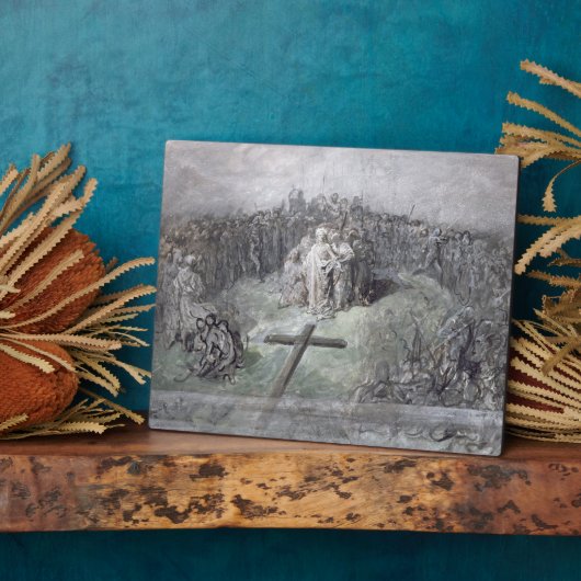 Crucifixatie (w/c en gouache op papier) fotoplaat (Zijkant)