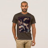 Crucifixation of St. Peter by Michelangelo Merisi T-shirt (Voorkant volledig)