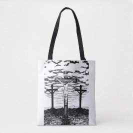 Crucifixationillustratie Tote Bag