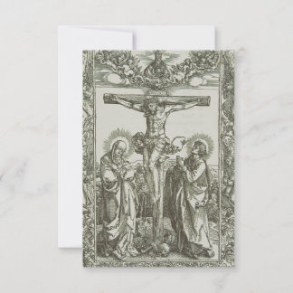Crucifixie Grafische Heilige Kaart | Latijnse Pate