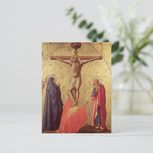 Crucifixion, 1426 briefkaart (Staand voorkant)