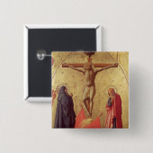 Crucifixion, 1426 vierkante button 5,1 cm (Voorkant /achterkant)