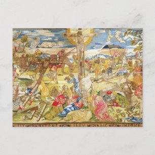 Crucifixion, 1609 (borduurwerk) briefkaart
