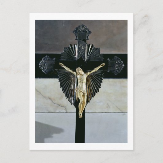 Crucifixion, 17e eeuw (ivoor) briefkaart (Voorkant)