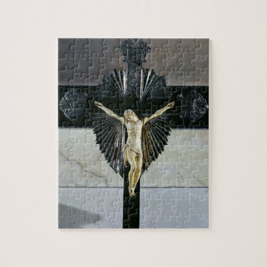 Crucifixion, 17e eeuw (ivoor) legpuzzel (Verticaal)