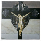 Crucifixion, 17e eeuw (ivoor) tegeltje (Voorkant)