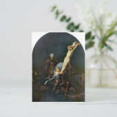 Crucifixion 2 van Rembrandt Harmenszoon van Rijn Briefkaart (Staand voorkant)