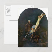 Crucifixion 2 van Rembrandt Harmenszoon van Rijn Briefkaart (Voorkant / Achterkant)