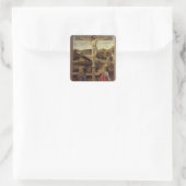 Crucifixion, c.1455 vierkante sticker (Tas)