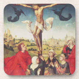 Crucifixion, c.1510 (olie op het paneel) drankjes onderzetter