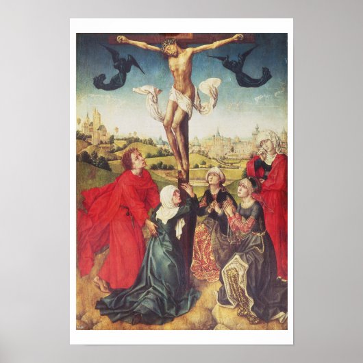 Crucifixion, c.1510 (olie op het paneel) poster (Voorkant)