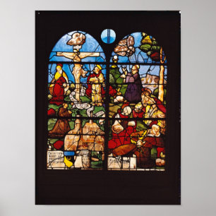 Crucifixion en de berg Olijven, 1533 Poster