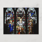 Crucifixion (Glas in lood) Briefkaart (Voorkant)